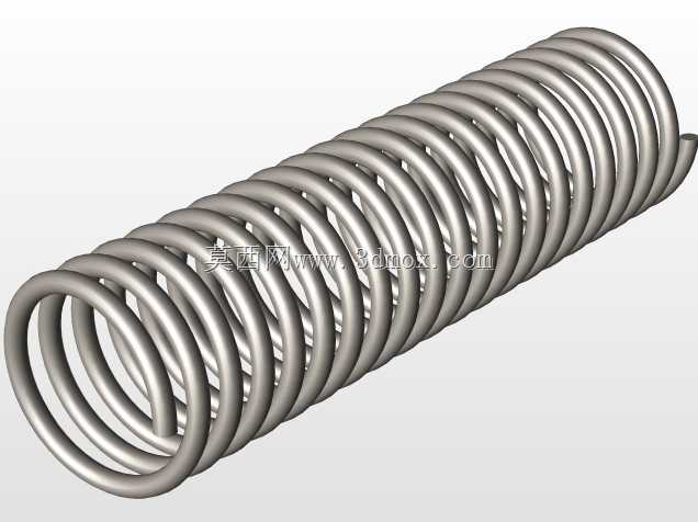 弹簧:外径20mm,内径18mm,螺距4mm/20Rev,D=2mm