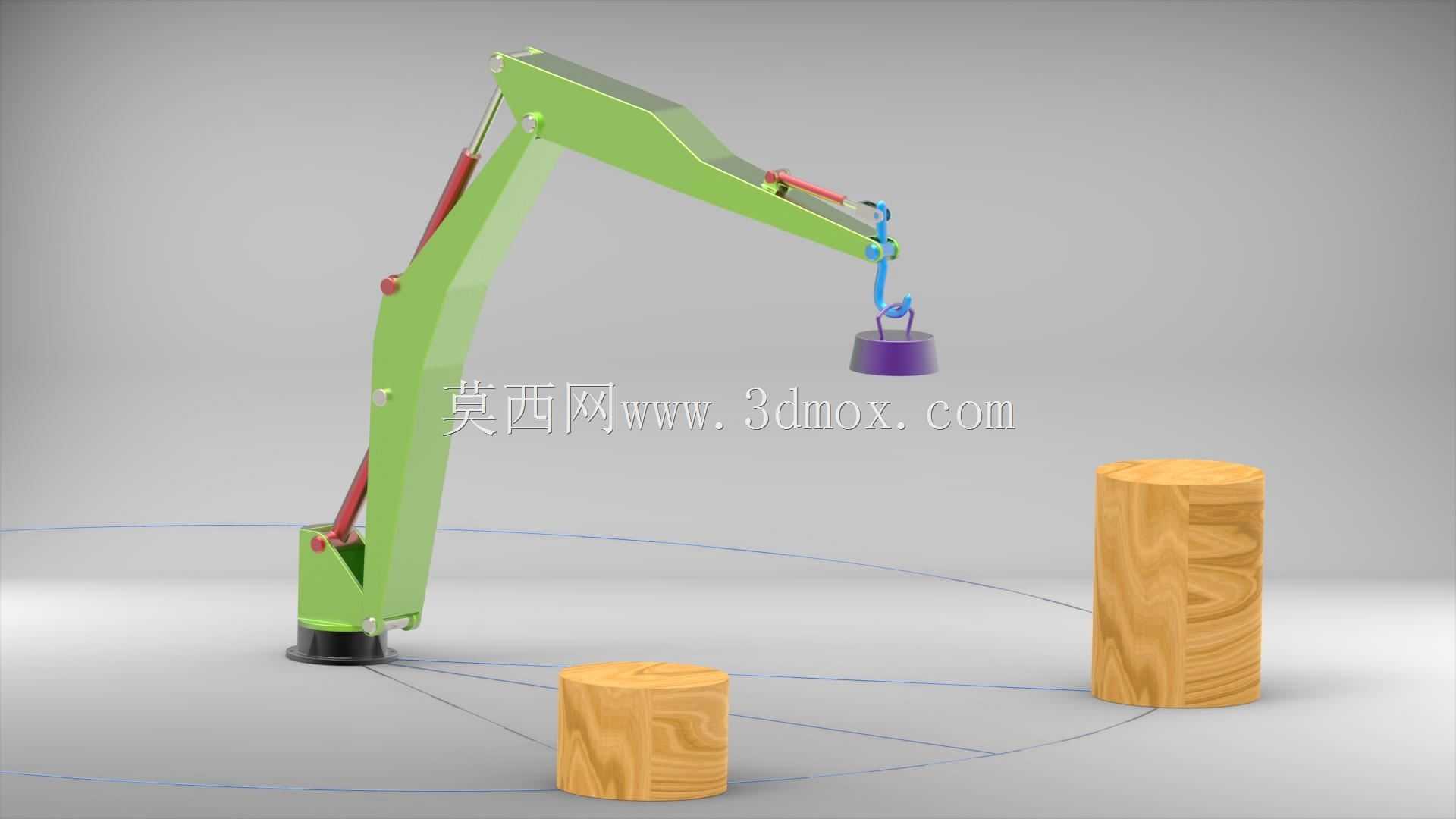 液压臂-Inventor 2017