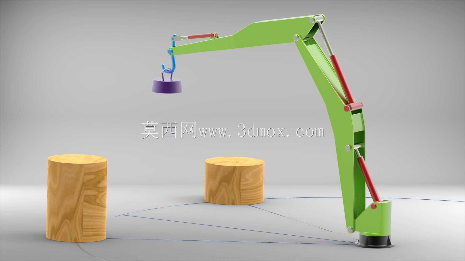 液压臂-Inventor 2017