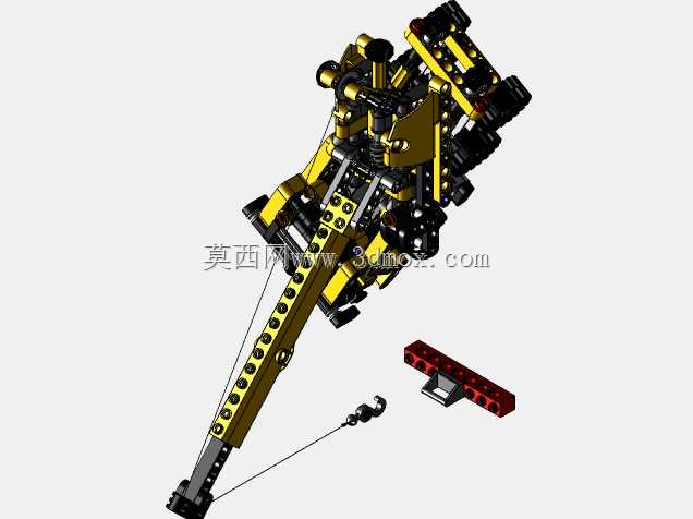乐高技术套装8067微型移动起重机
