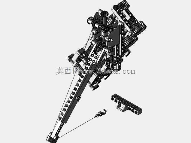 乐高技术套装8067微型移动起重机