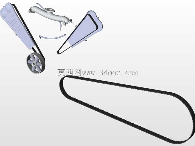 双V型自行车发动机