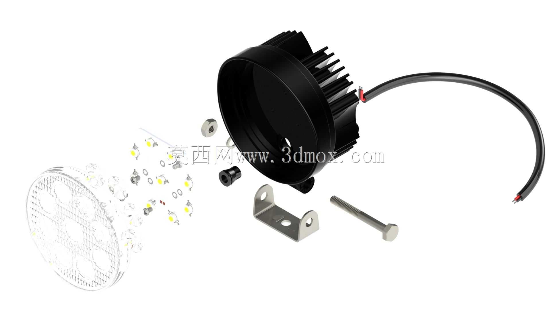 27wԲ��LED������30�Ⱦ۹��
