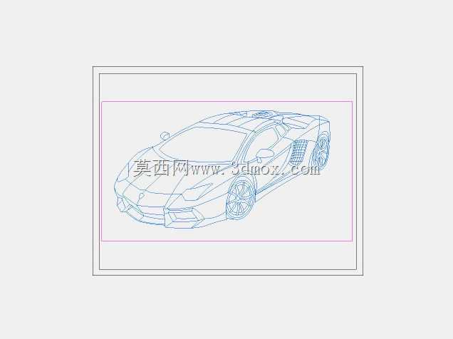 兰博基尼汽车2D AutoCAD