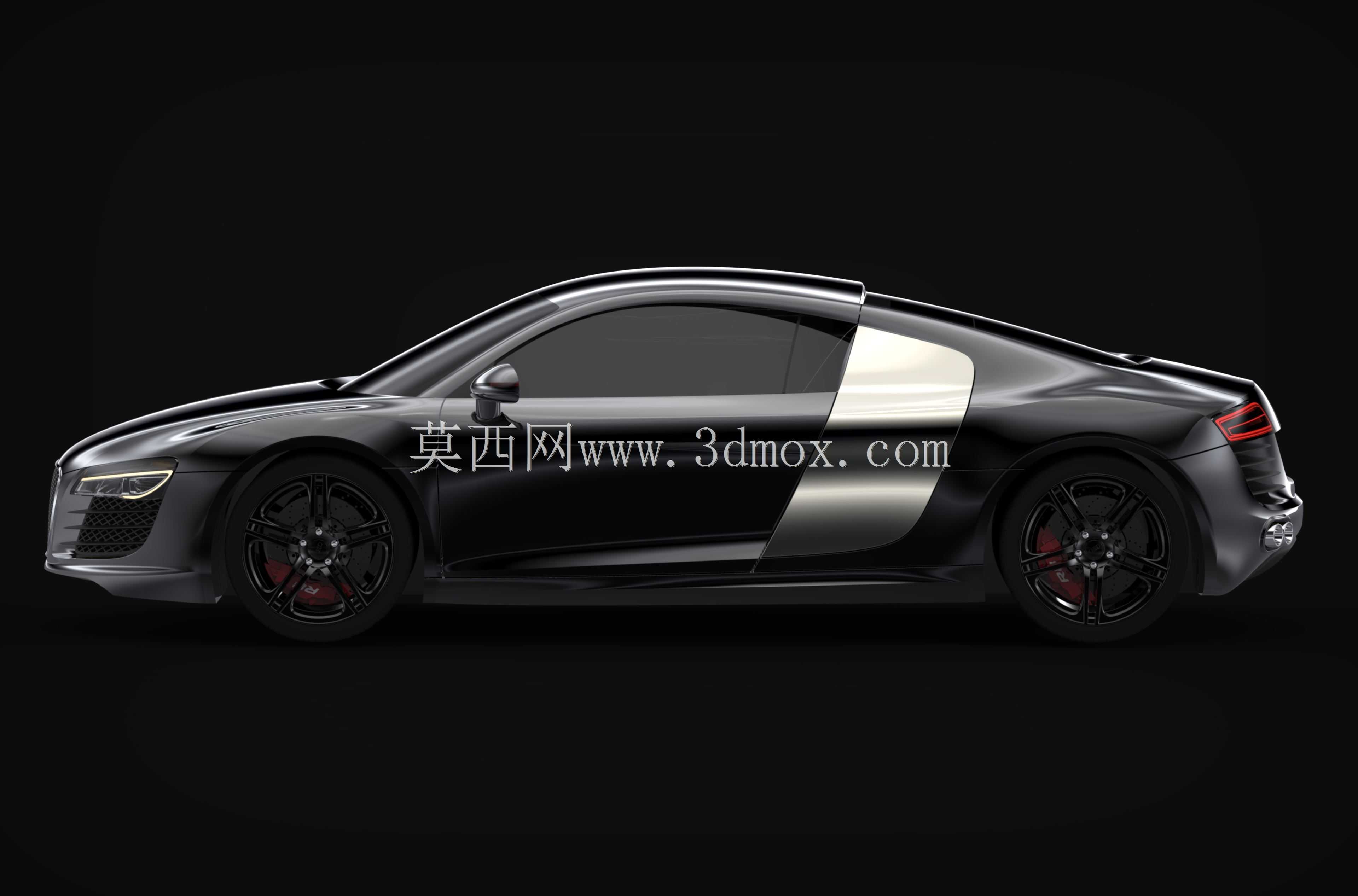 奥迪R8表面模型