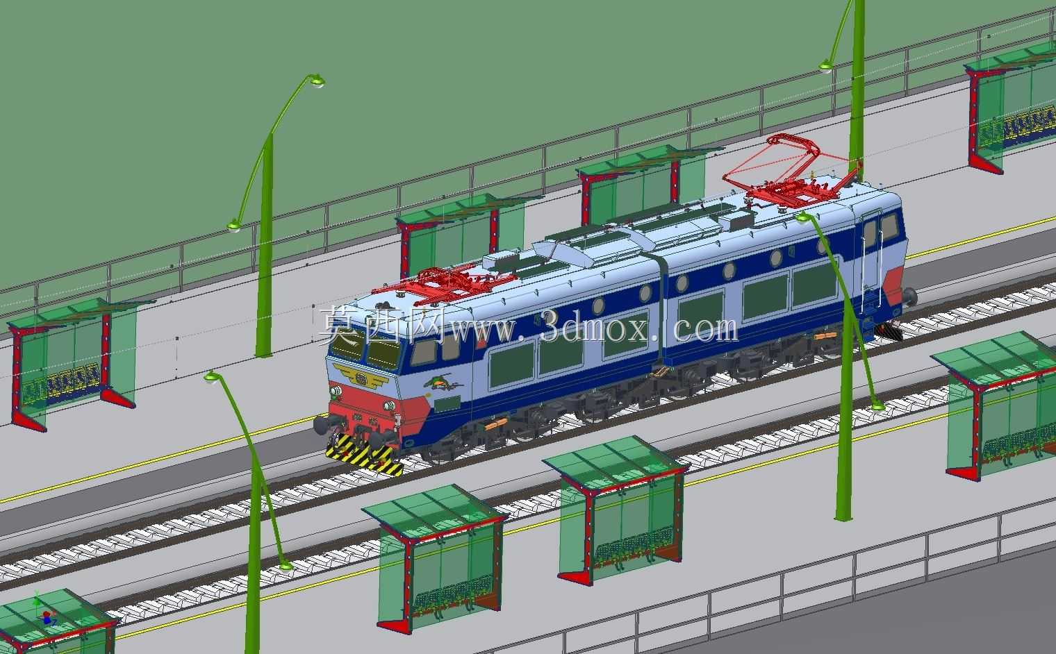 意大利机车FS E656-023“CAYMAN”