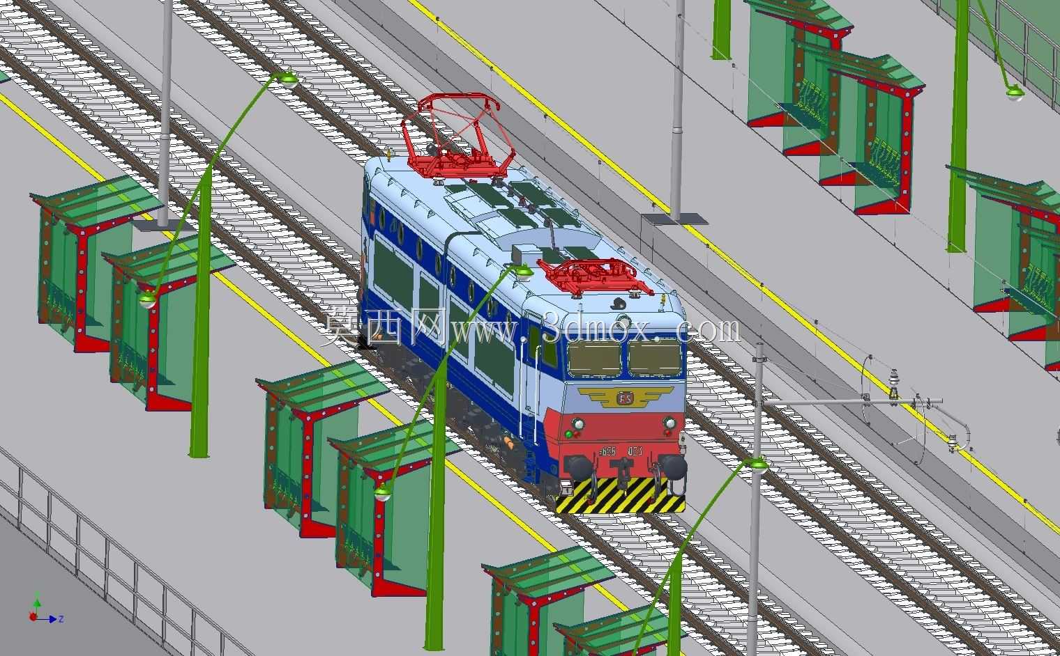 意大利机车FS E656-023“CAYMAN”
