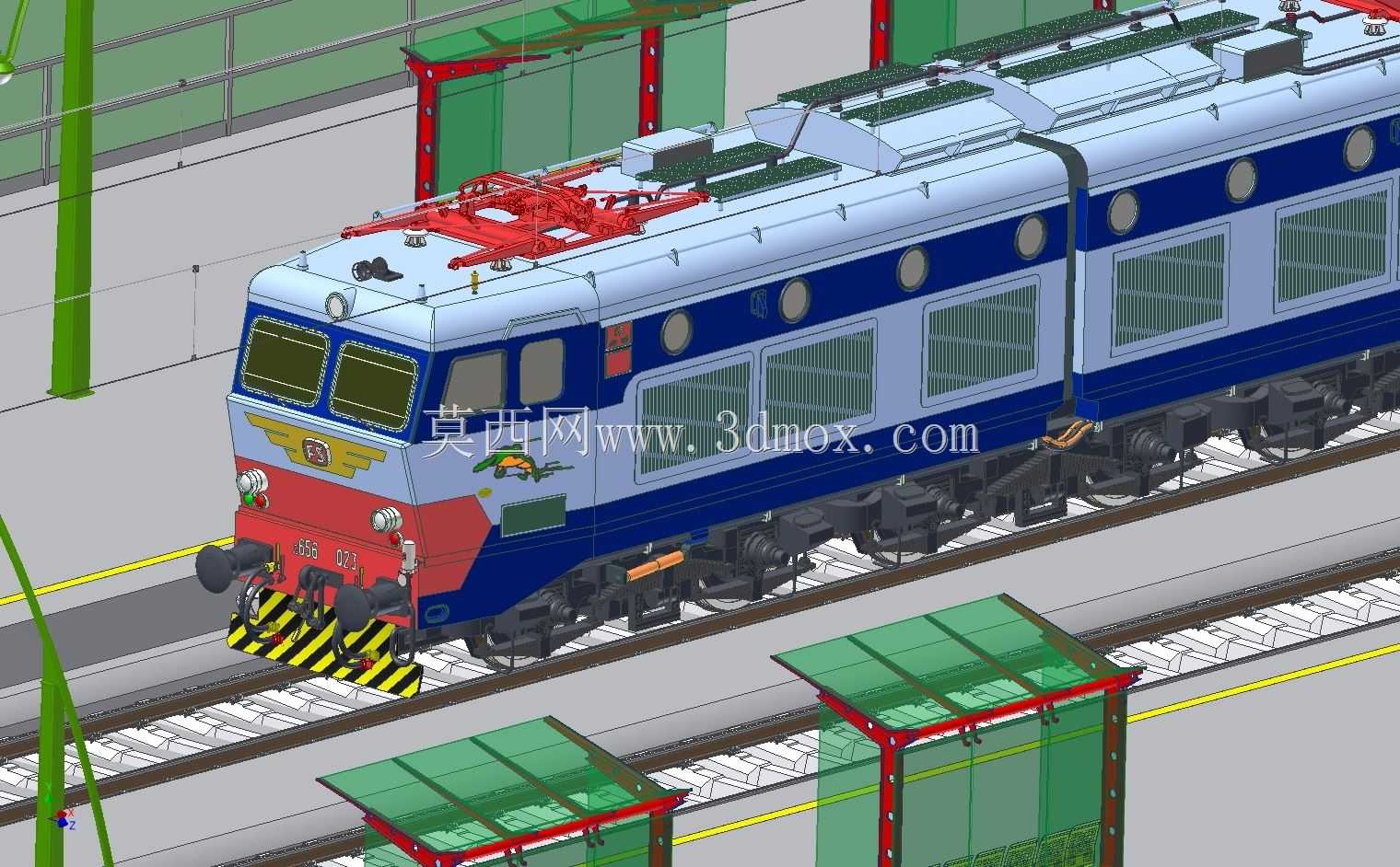 意大利机车FS E656-023“CAYMAN”
