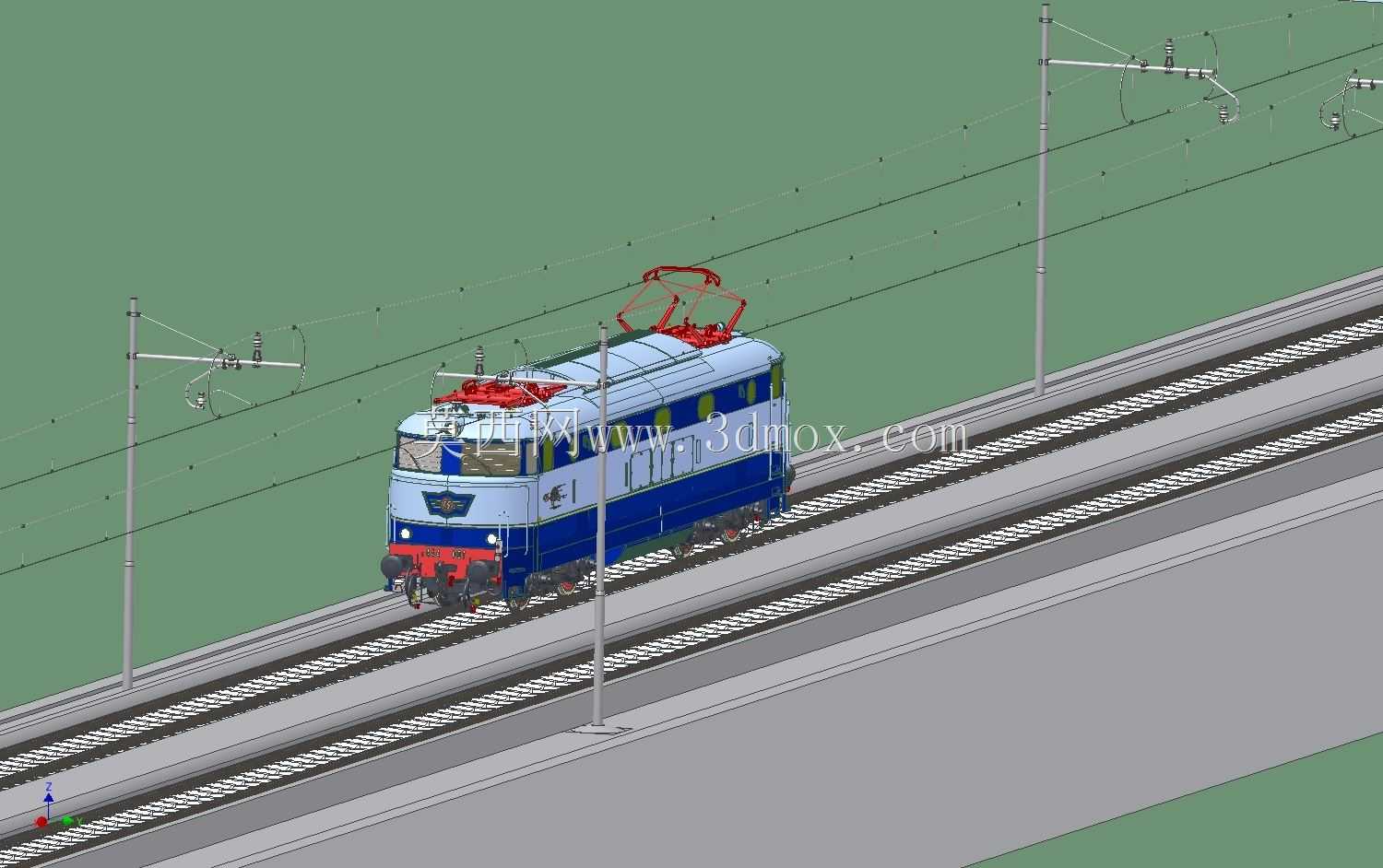意大利火车头FS E444-1“海龟”