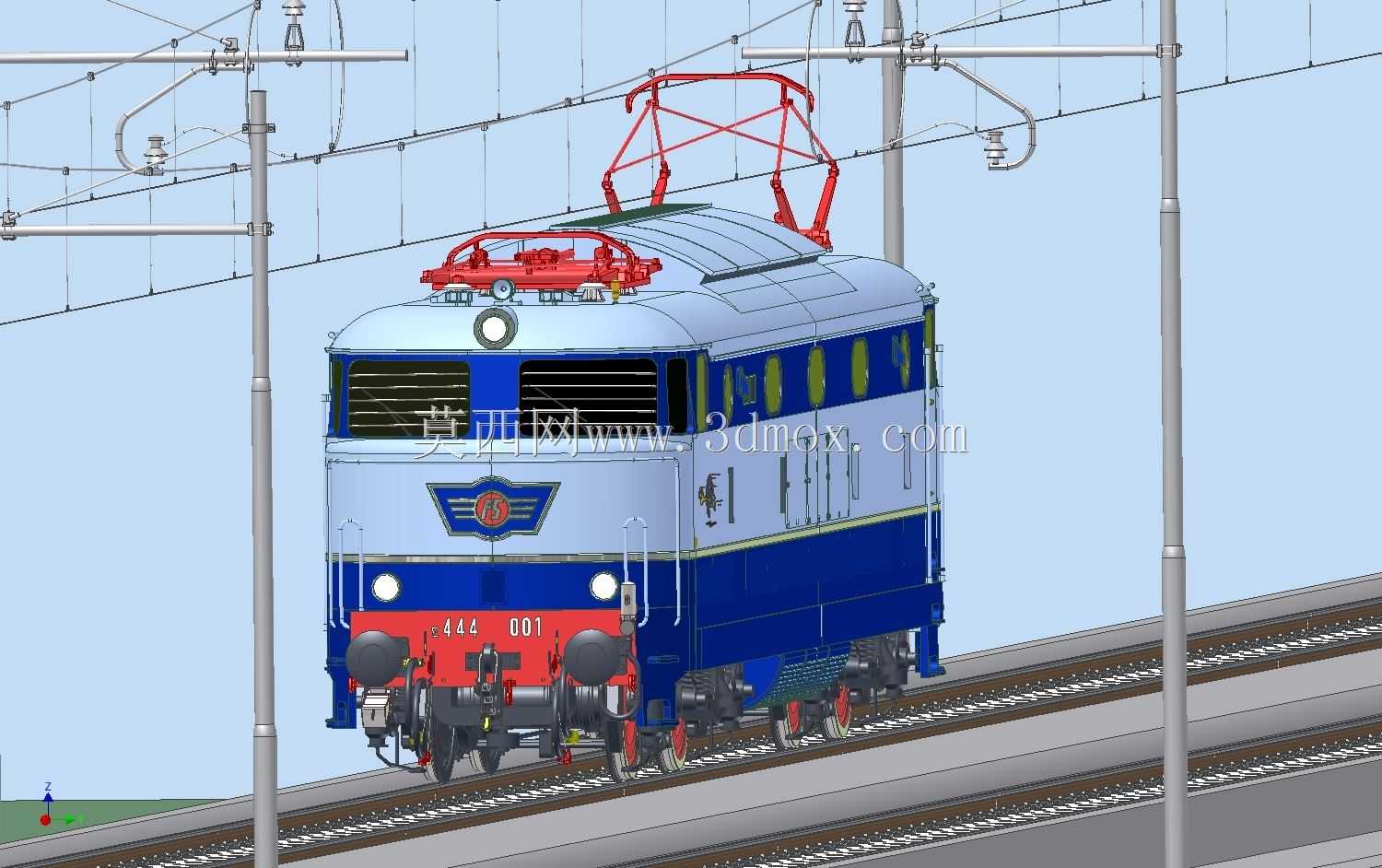 意大利火车头FS E444-1“海龟”