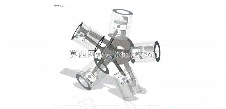 径向发动机工作