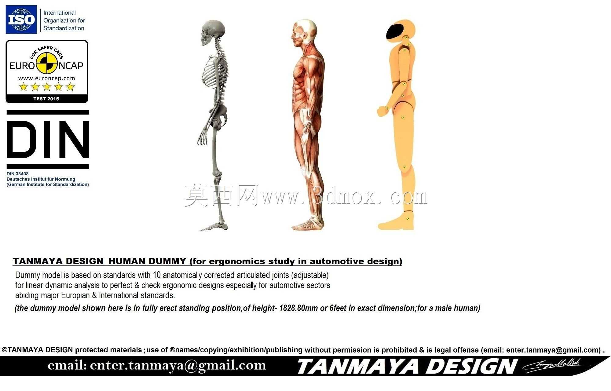 TANMAYA设计的人体假人