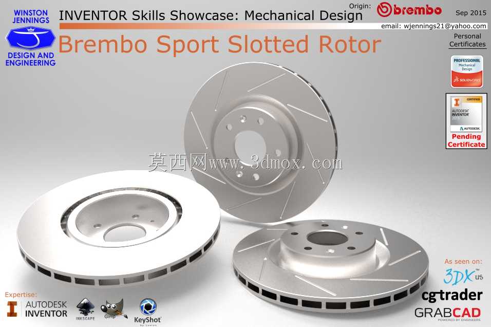 发明家技能-Brembo Sport开槽转子