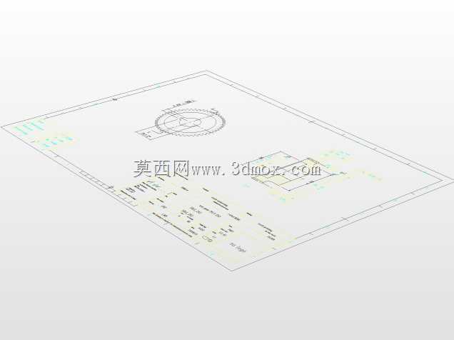 行星齿轮减速箱(详图)