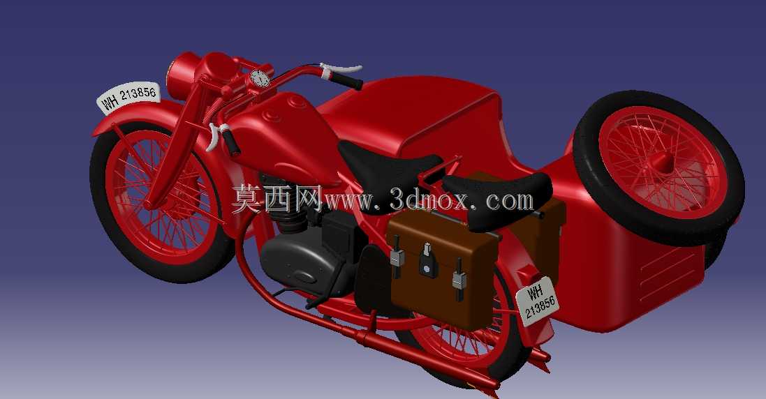 ����Catia V5��Zundapp���Ħ�г�ģ��