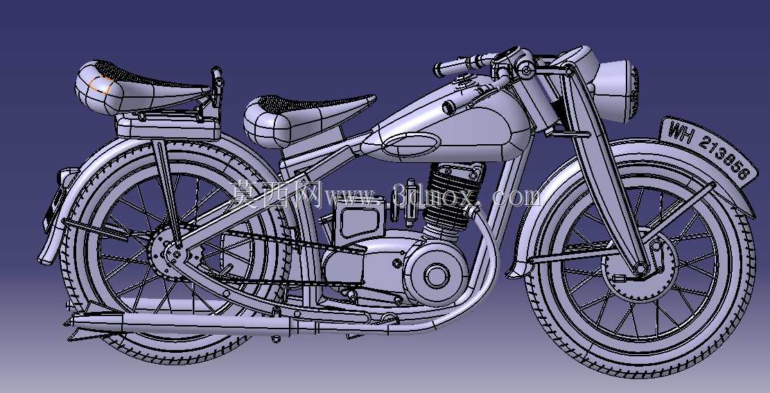 ����Catia V5��Zundapp���Ħ�г�ģ��