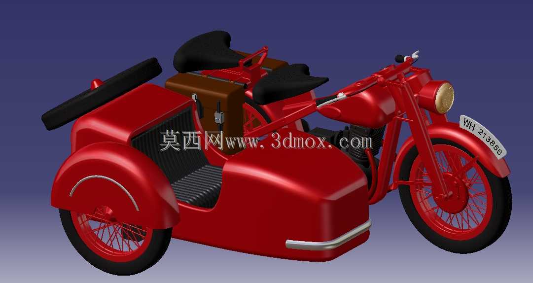 ����Catia V5��Zundapp���Ħ�г�ģ��