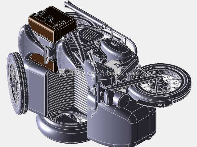 ����Catia V5��Zundapp���Ħ�г�ģ��