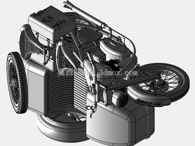 ����Catia V5��Zundapp���Ħ�г�ģ��