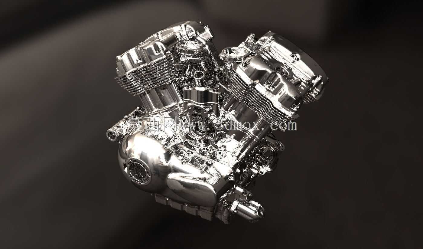 哈雷戴维森V杆VRSC发动机(扫描到solidworks)