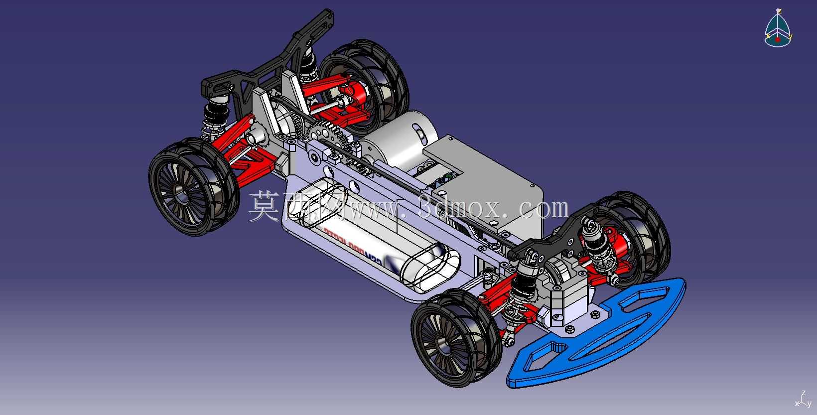 项目Automodelismo OpenRC旅行车总成,Catia V5
