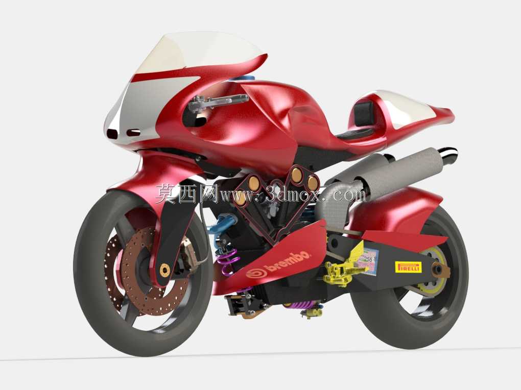 ?布里顿V1000代托纳赛车摩托车。