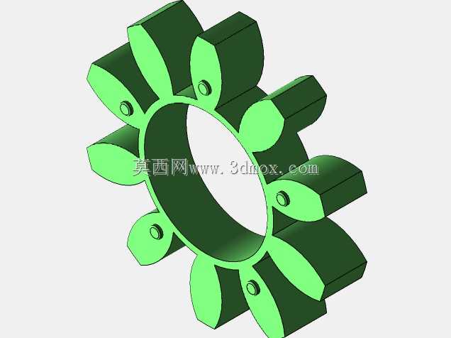 扭转柔性颚式联轴器