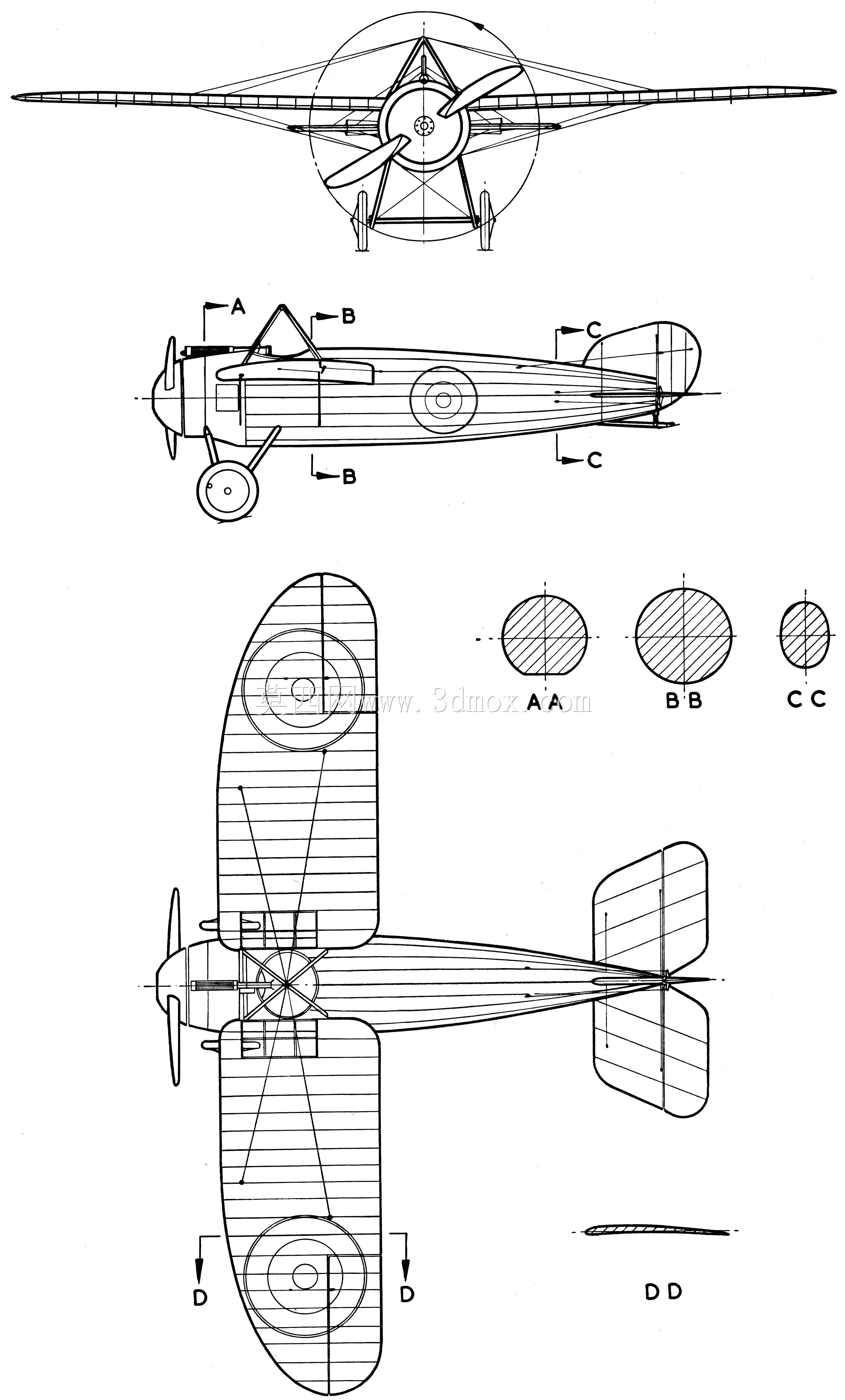 布里斯托尔M.1C“Bullet”基本型号V1.0