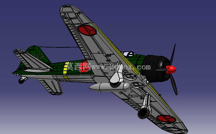 ����Catia V5��ģ������A6M Zero