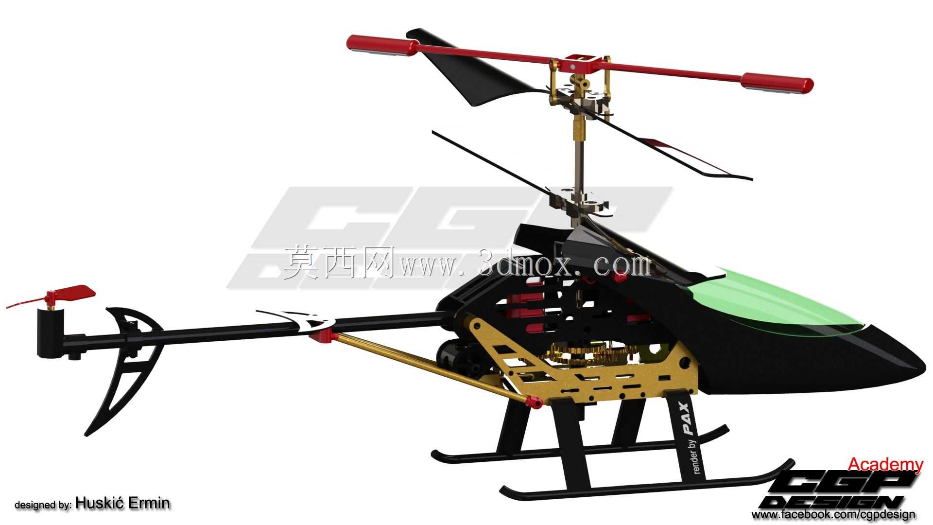 CGP设计学院…直升机玩具-Huskic Ermin设计