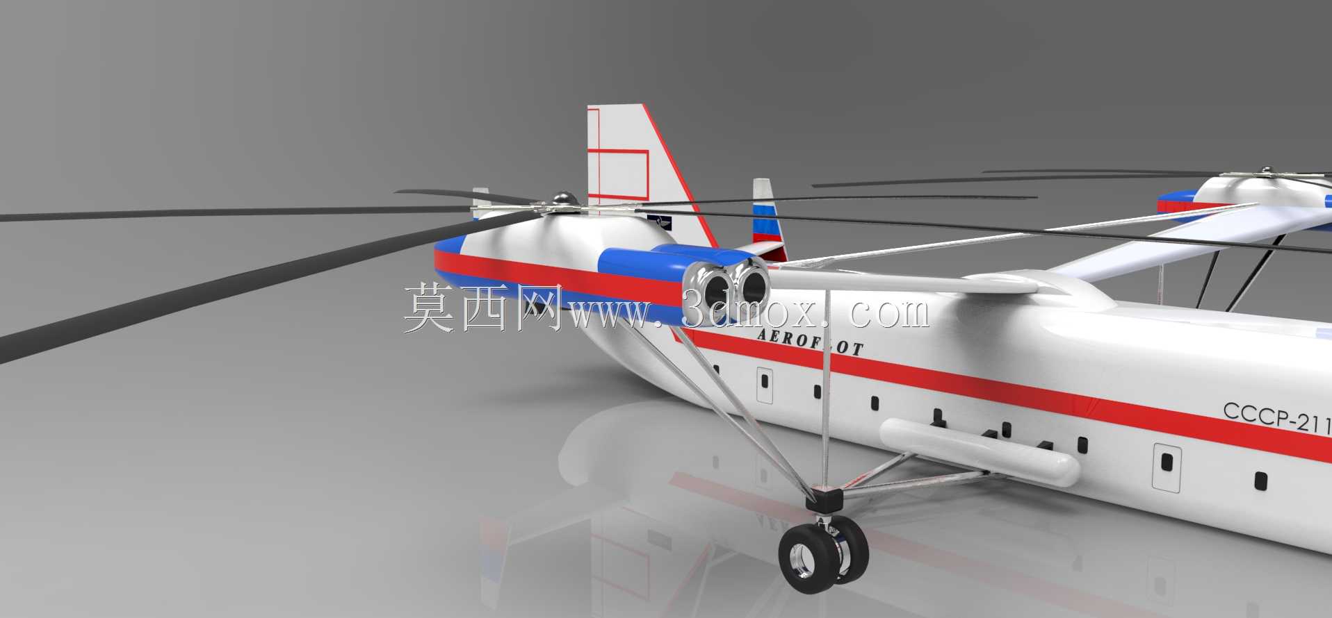 军用V-12重型运输直升机