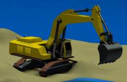 利勃海尔984挖掘机(Autodesk Inventor)