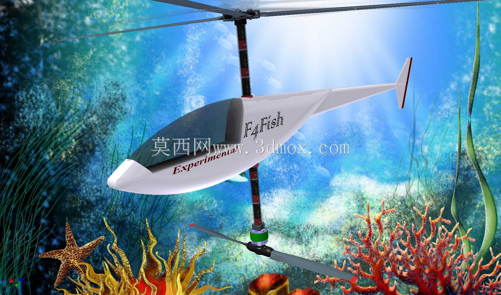 F4F级直升机定时器模型