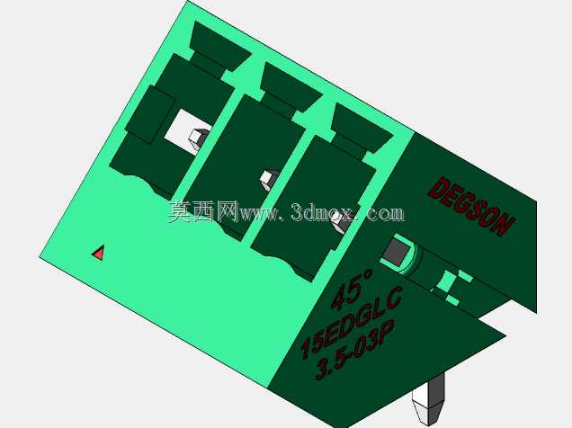 DEGSON 15EDG系列3.5mm可插拔接线板FullPack