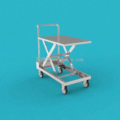 模具车的简单KeyShot渲染