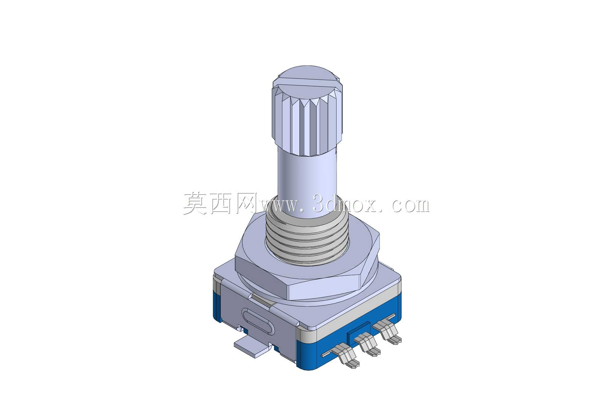 11mm金属轴旋转编码器SMD-垂直,带推入式开关
