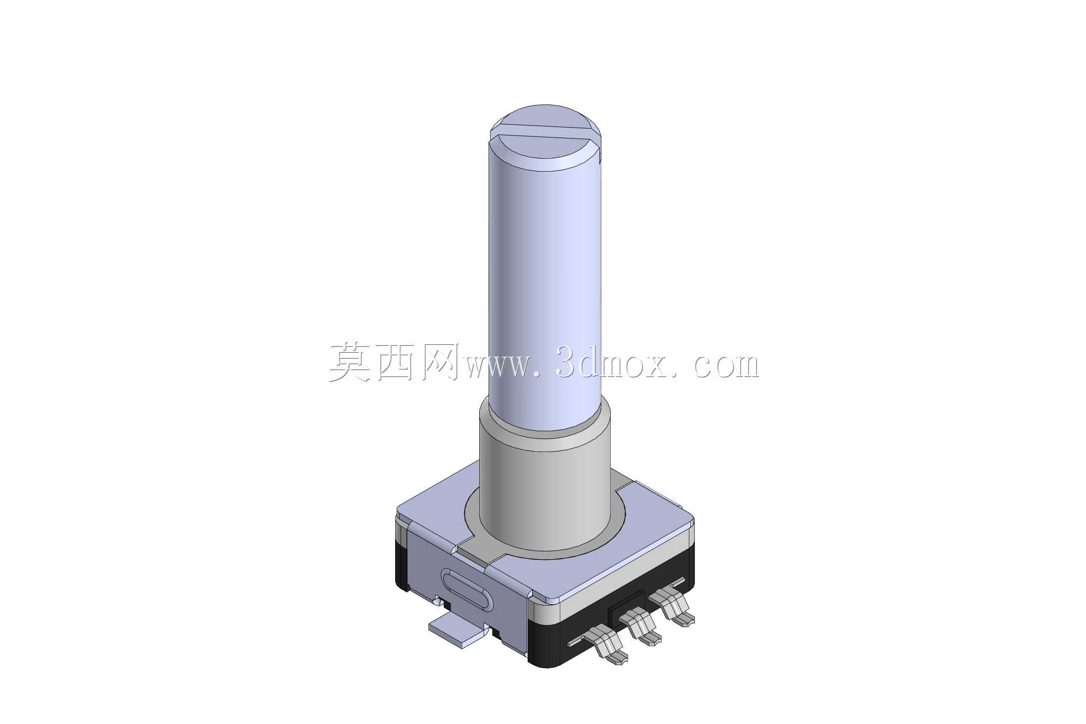 11mm金属轴旋转编码器SMD-垂直,带推入式开关