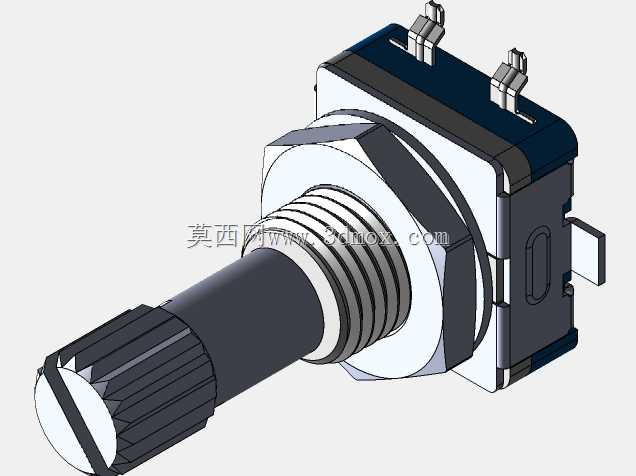 11mm金属轴旋转编码器SMD-垂直,带推入式开关