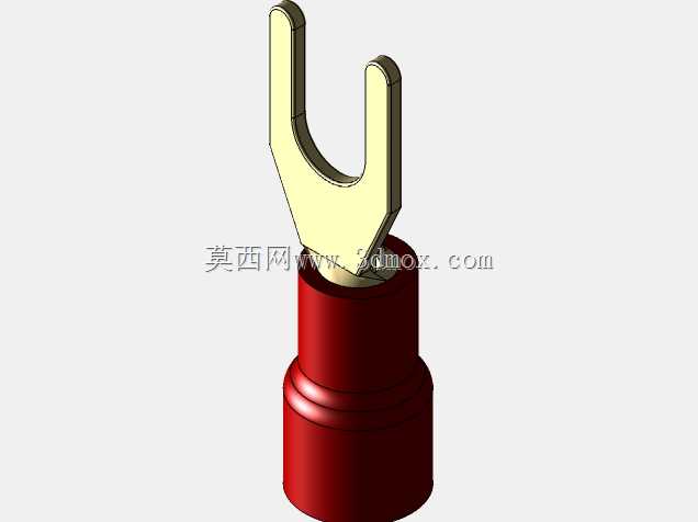 绝缘铲形端子(红色)