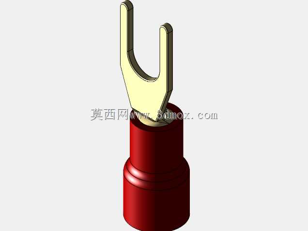 绝缘铲形端子(红色)