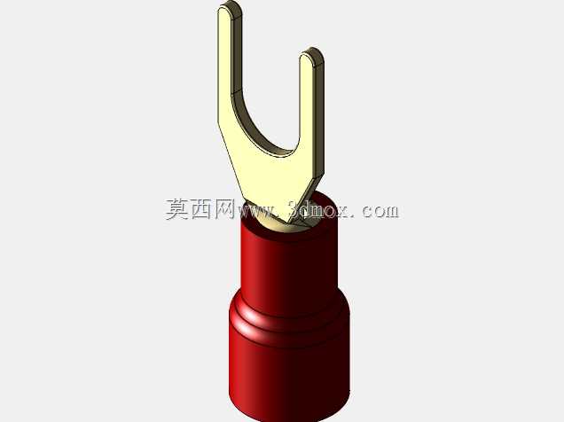 绝缘铲形端子(红色)