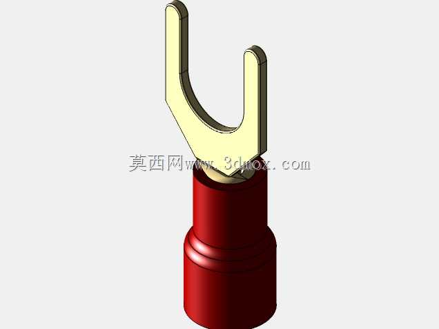 绝缘铲形端子(红色)