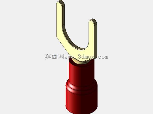 绝缘铲形端子(红色)