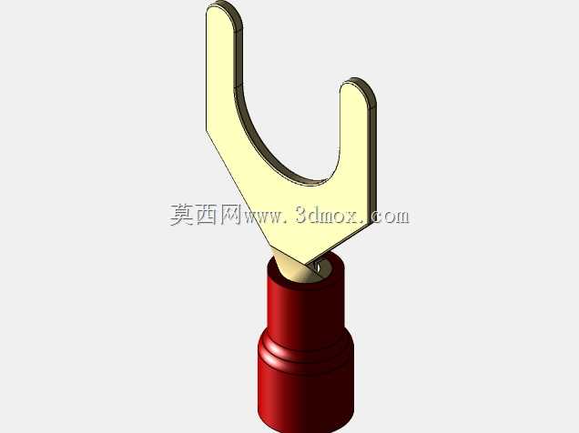 绝缘铲形端子(红色)