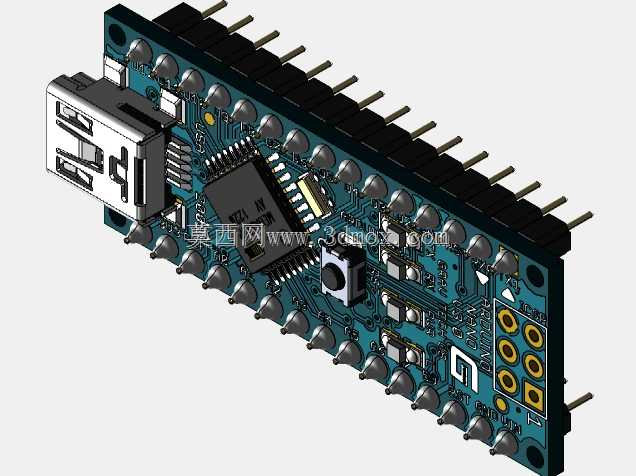 Arduino Nano,插座SCSL-15上焊接PLSS-15-1