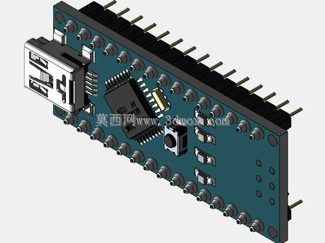 Arduino Nano,插座SCSL-15上焊接PLSS-15-1