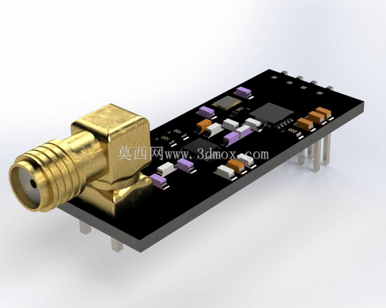 �����շ�ģ��2.4G 1100m NRF24L01+PA+LNA