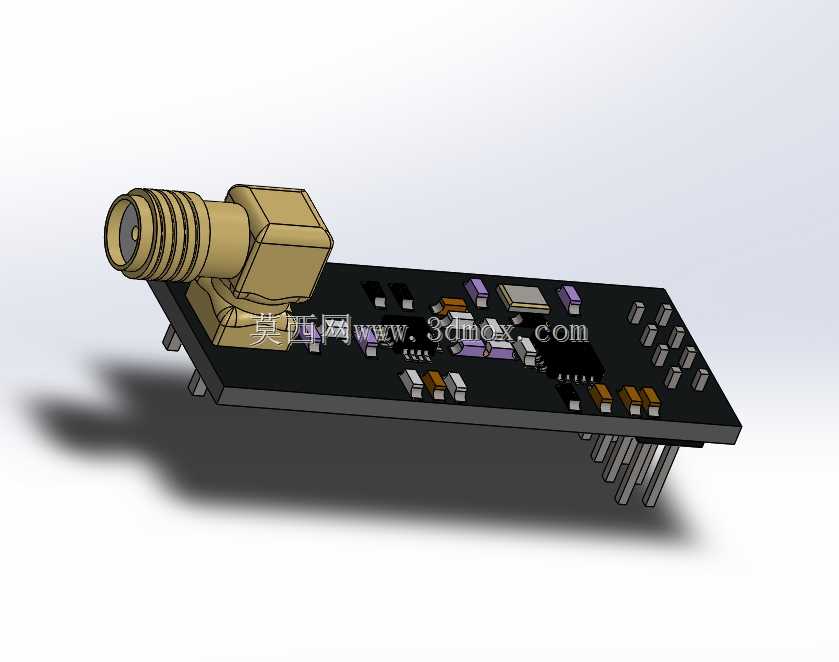 �����շ�ģ��2.4G 1100m NRF24L01+PA+LNA