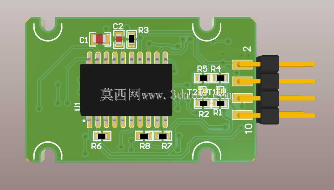 4x 7��LED��ʾ��PCB