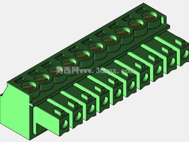 ��˶��Ӳ�ͷ3.81mm